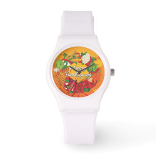 Happy Thanksgiving 6 Watch & Numeral Options