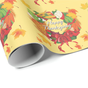 Happy Thanksgiving 6A Wrapping Paper