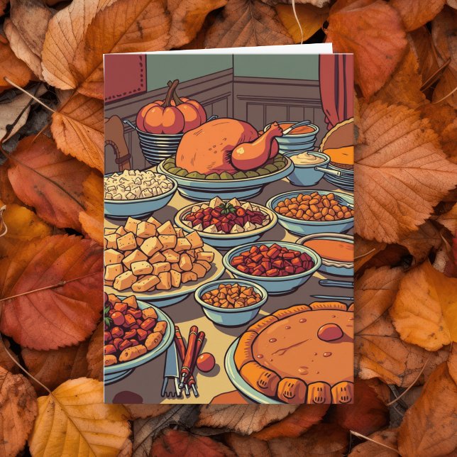 Happy Thanksgiving and Autumn Blessings Card (Creator Uploaded)