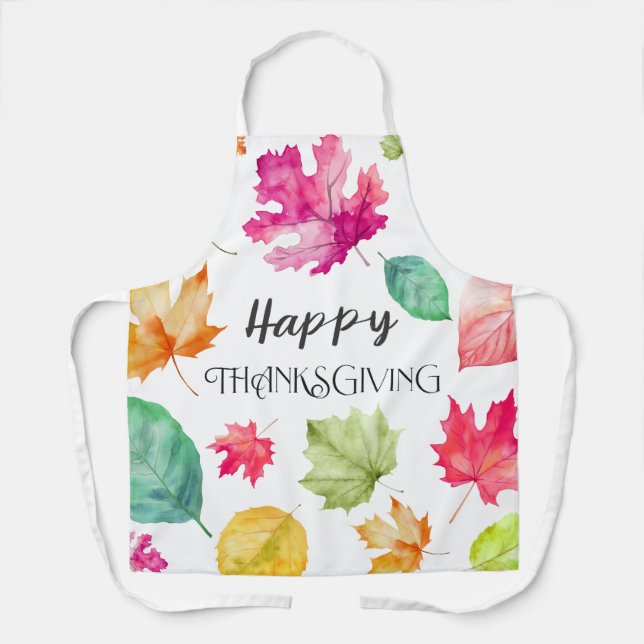 Happy Thanksgiving  Apron (Front)