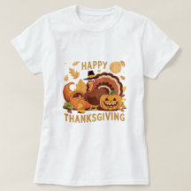 Happy Thanksgiving Autumn Harvest T-Shirt