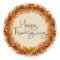 Happy Thanksgiving Autumn Leaf Wreath Fall
