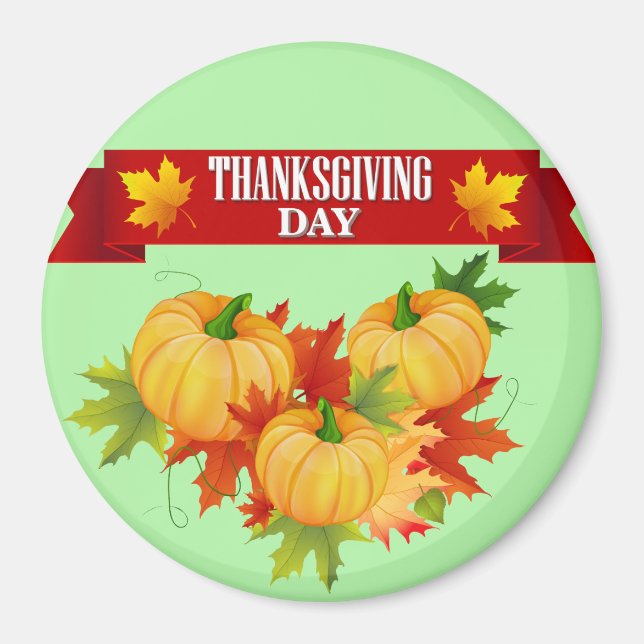 Happy Thanksgiving Best Magnet (Front)