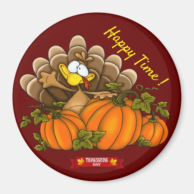 Happy Thanksgiving Best Magnet (Front)