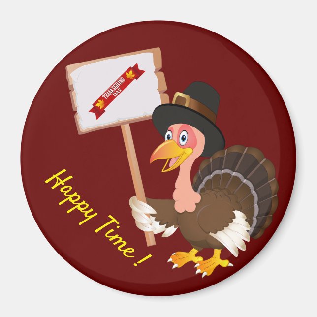 Happy Thanksgiving Best Magnet (Front)