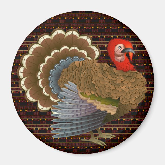 Happy Thanksgiving Best Magnet (Front)