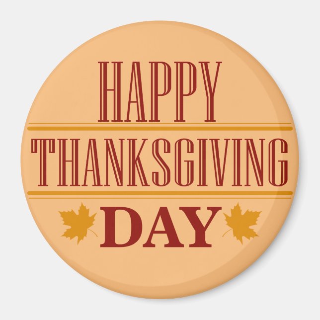 Happy Thanksgiving Best magnet (Front)