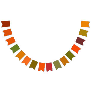 HAPPY THANKSGIVING bunting banner