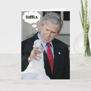 Happy Thanksgiving Bush Card