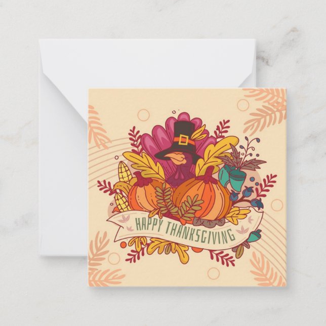 Happy Thanksgiving Card (Front)