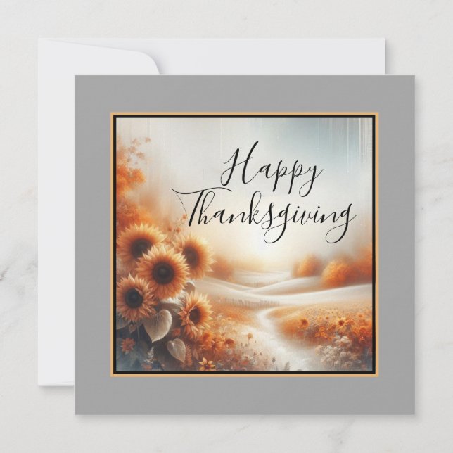 Happy Thanksgiving Card (Front)