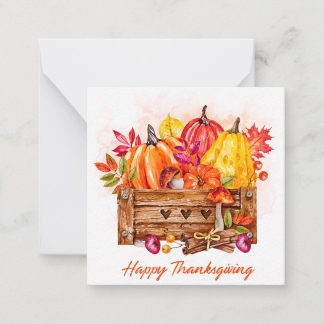 Happy Thanksgiving Card (Front)