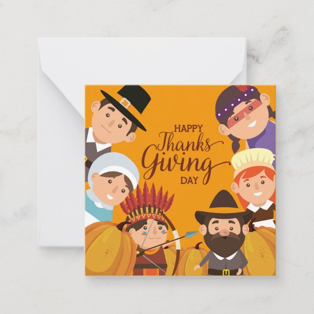 Happy Thanksgiving Card (Front)