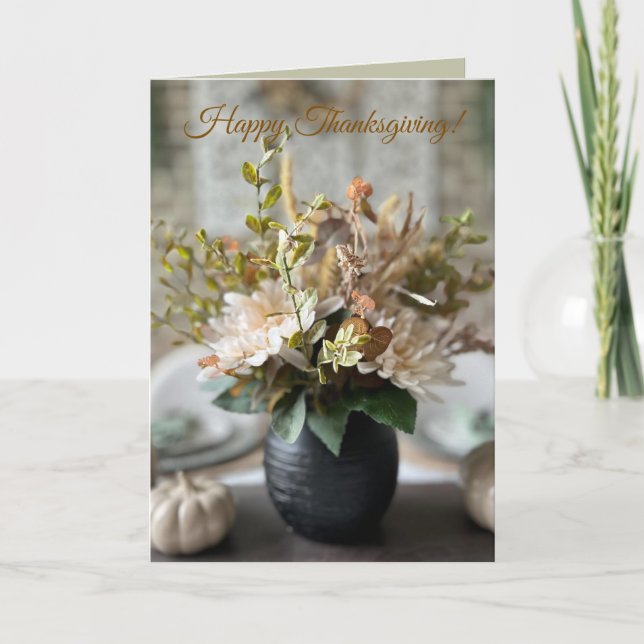 Happy Thanksgiving card (Front)