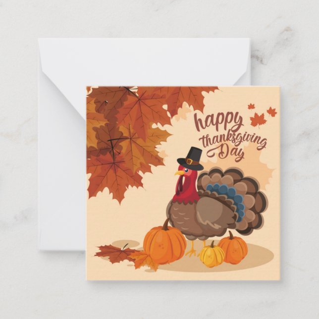 Happy Thanksgiving Card (Front)