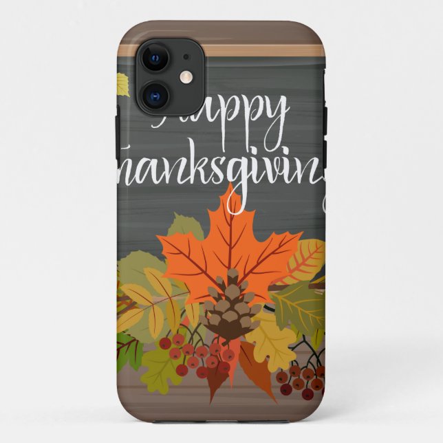happy thanksgiving Case-Mate iPhone case (Back)