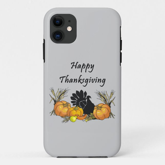 Happy Thanksgiving Case-Mate iPhone Case (Back)