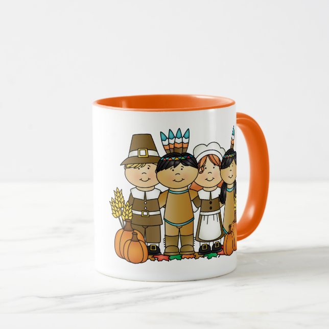 Happy Thanksgiving Children Mug (Front Right)