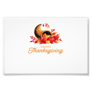 HAPPY THANKSGIVING Classic T-Shirt.png Photo Print