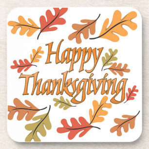 Happy Thanksgiving Coaster