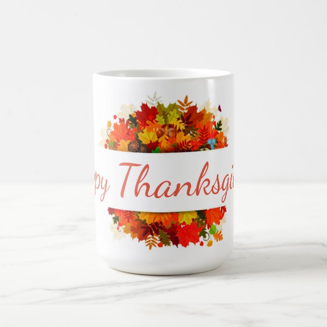 Happy Thanksgiving Coffee Mug (Center)