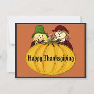 Happy Thanksgiving Come To The Party Invitation