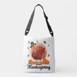 Happy Thanksgiving Crossbody Bag
