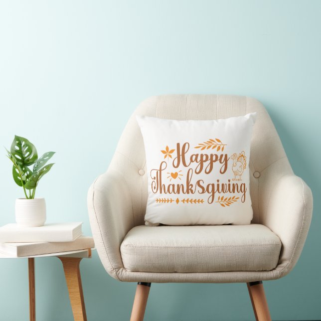 Happy Thanksgiving Cushion (Chair)