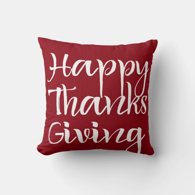 Happy Thanksgiving Cushion (Front)
