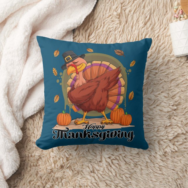 Happy Thanksgiving  Cushion (Blanket)