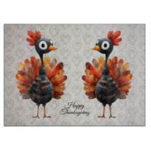 Happy Thanksgiving Cute Colourful Baby Turkey