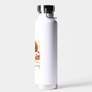 Happy Thanksgiving Dachshund Dog Turkey Dog Lover Water Bottle