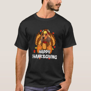 Happy Thanksgiving Dachshund Turkey Thanksgiving C T-Shirt