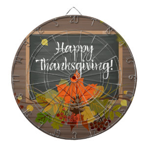 happy thanksgiving dartboard
