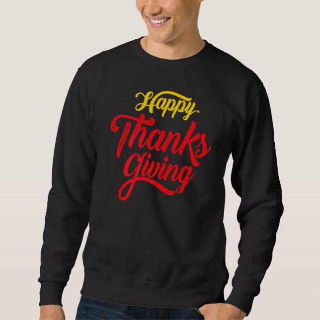 Happy Thanksgiving Day 2022 Cute Little Pilgrim Tu Sweatshirt (Front)