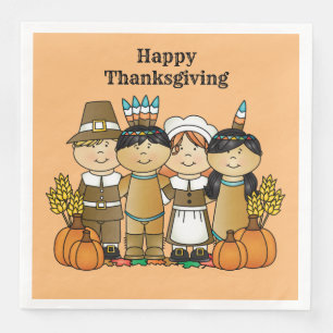 Happy Thanksgiving Day Children Napkin