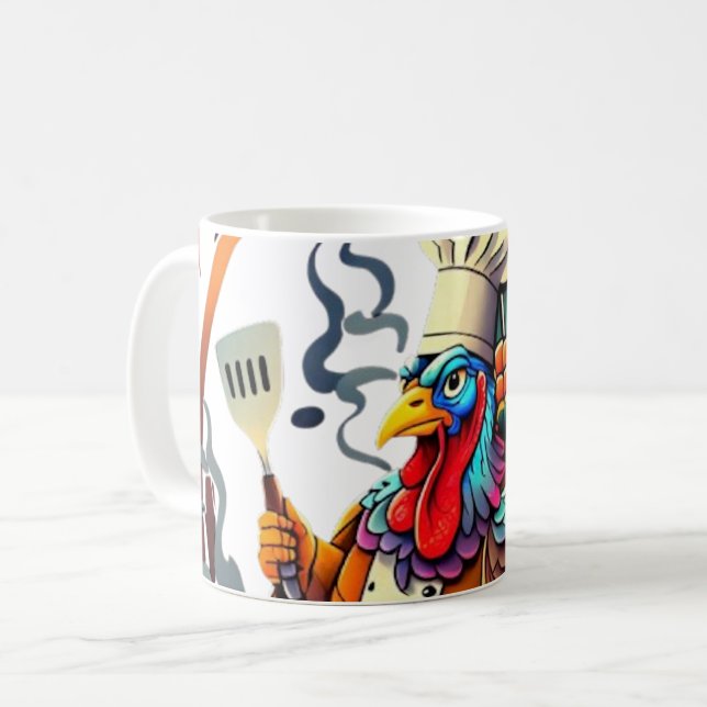 HAPPY THANKSGIVING DAY COFFEE MUG (Front Left)