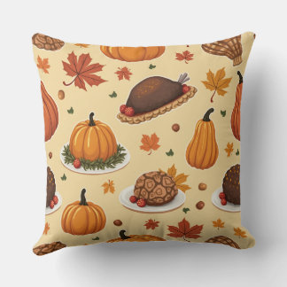 Happy thanksgiving day cushion