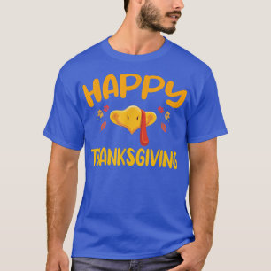 Happy Thanksgiving Day Cute Turkey Family Costume T-Shirt