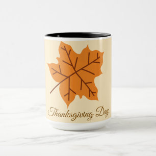 Happy Thanksgiving Day,Fall Autumn Season, Modern Mug