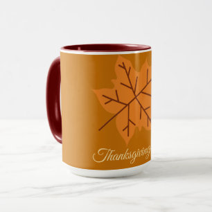 Happy Thanksgiving Day,Fall Autumn Season, Modern Mug