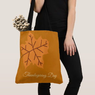 Happy Thanksgiving Day,Fall Autumn Season, Modern Tote Bag