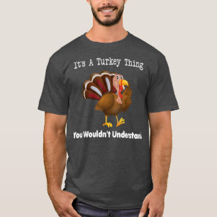 Happy Thanksgiving Day Funny Turkey Face Thing Boy T-Shirt