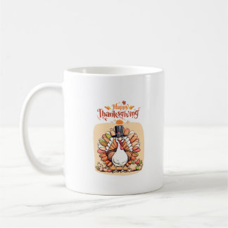 Happy thanksgiving day gift for friends and famil coffee mug