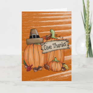 Happy Thanksgiving Day Greeting Card