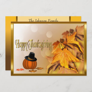 Happy Thanksgiving Day Invitation