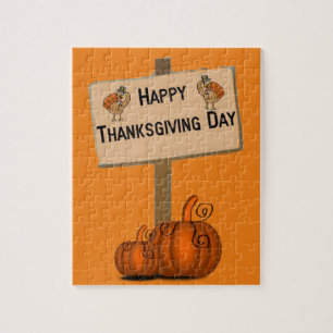 Happy Thanksgiving Day Jigsaw Puzzle
