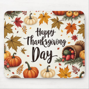 Happy Thanksgiving Day Mousepad