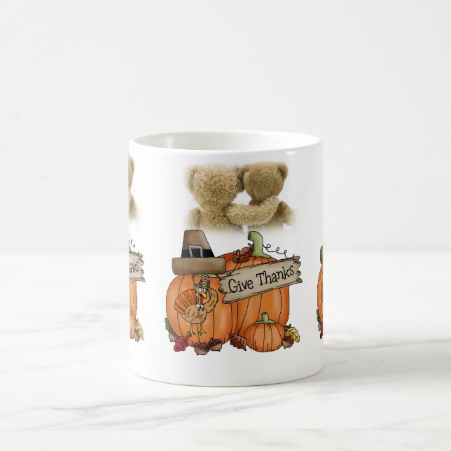 Happy Thanksgiving Day Mugs (Center)