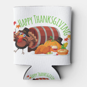 happy thanksgiving drunk turkey can cooler